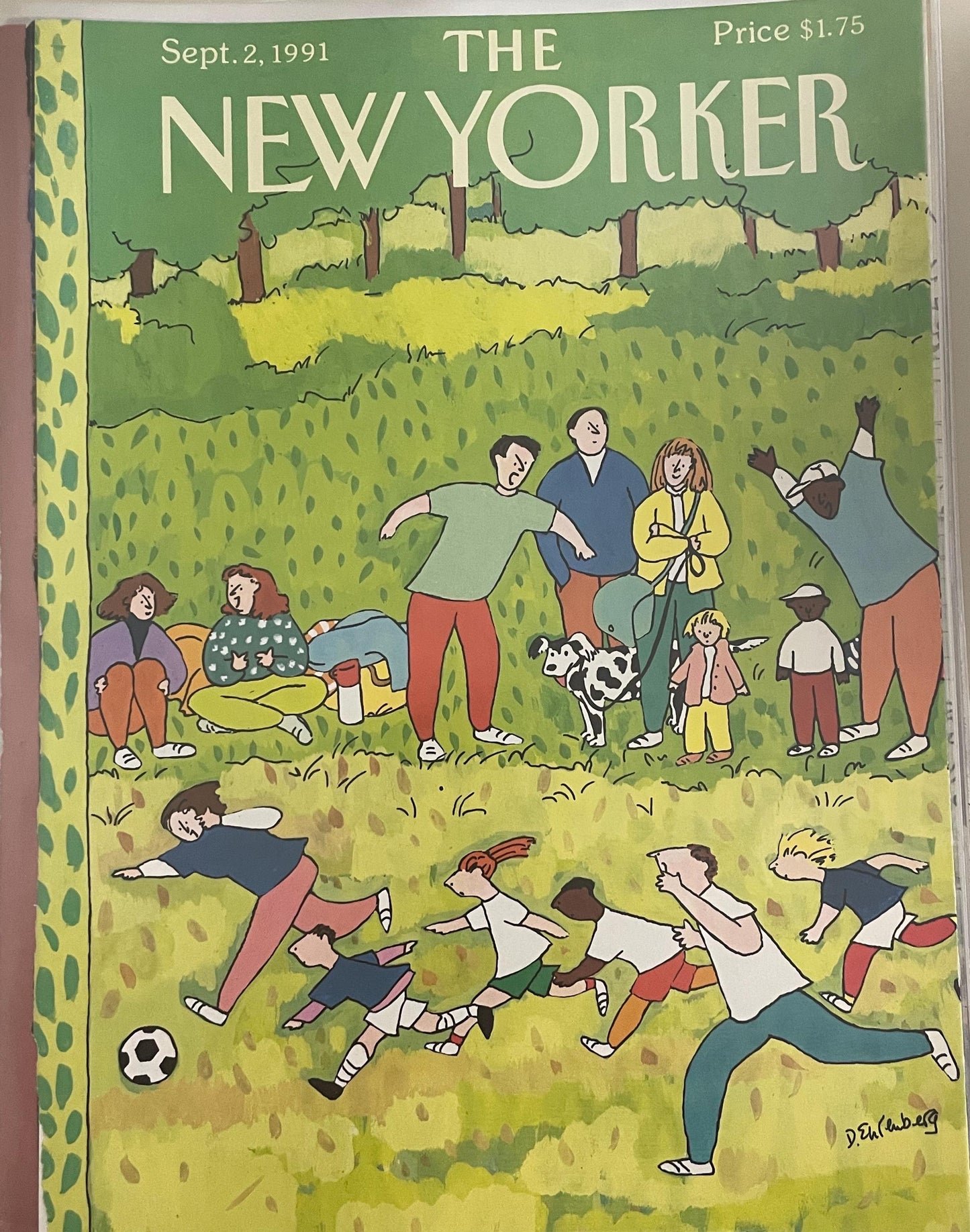 NEW YORKER Magazine original cover - September 2, 1991