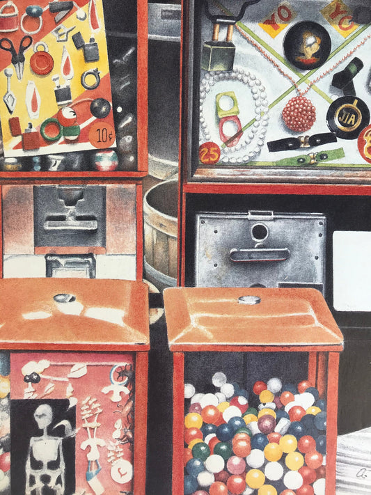 NEW YORKER Magazine cover - May 4, 1992 - gumball machine