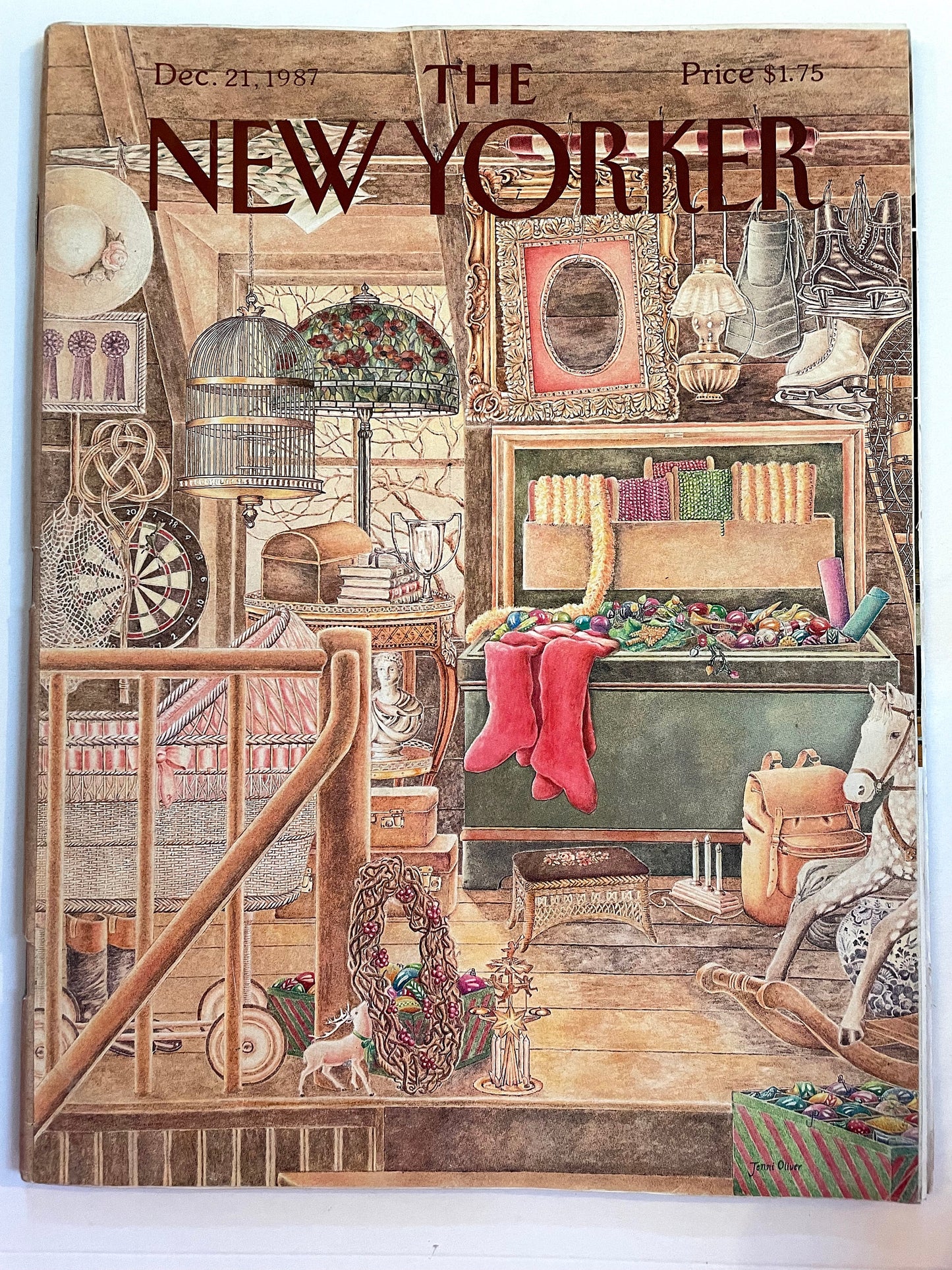 December 21, 1987 - COMPLETE ISSUE of The New Yorker Magazine - Christmas
