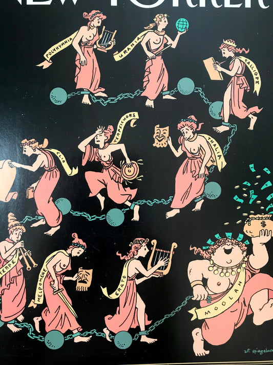 NEW YORKER Magazine cover only - October 15, 2001