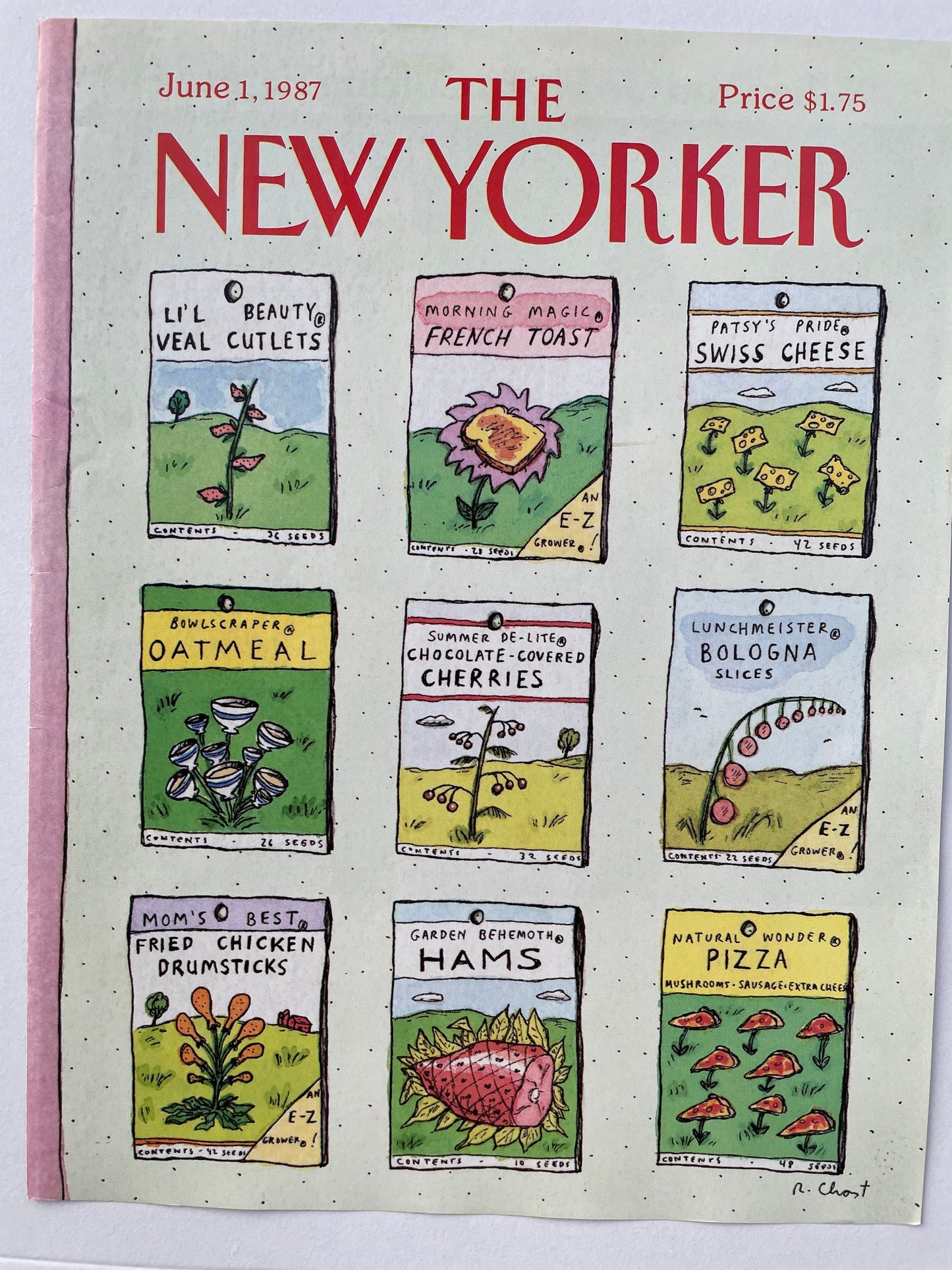 The NEW YORKER cover only - June 1, 1987