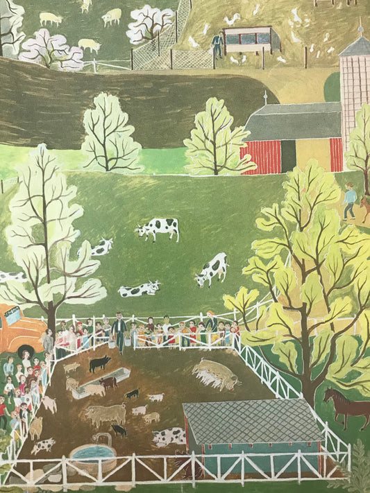 Rare - April 29, 1961 - The NEW YORKER Magazine original cover - farm