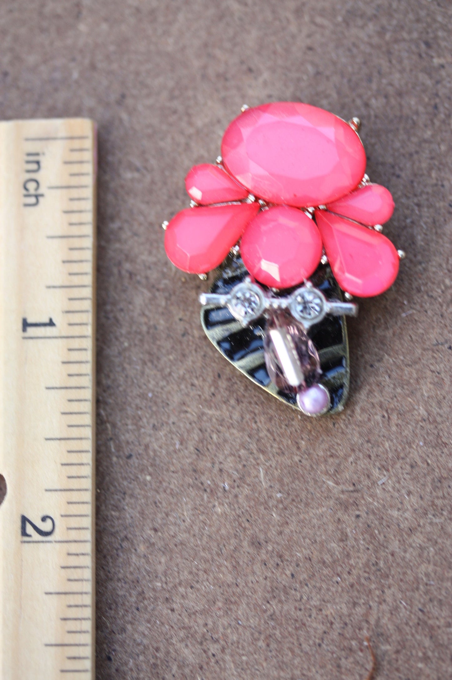Meet Shelley- Assemblage art / mixed media collage - magnet, pin, necklace pendant or Christmas ornament