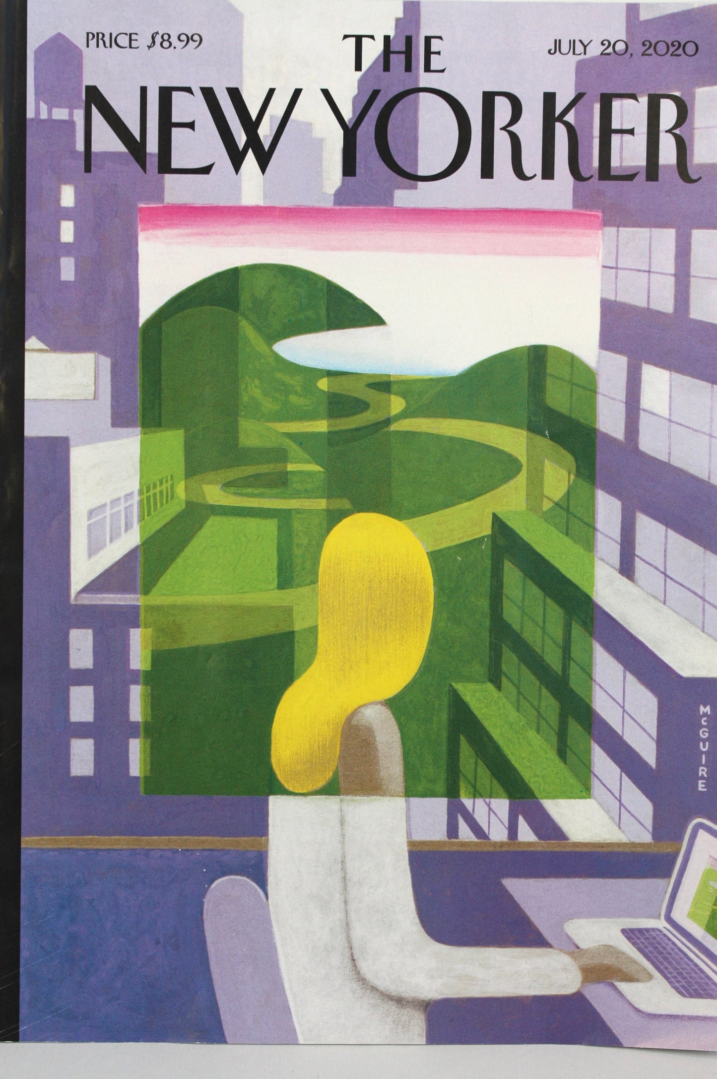 The NEW YORKER cover only - July 20, 2020