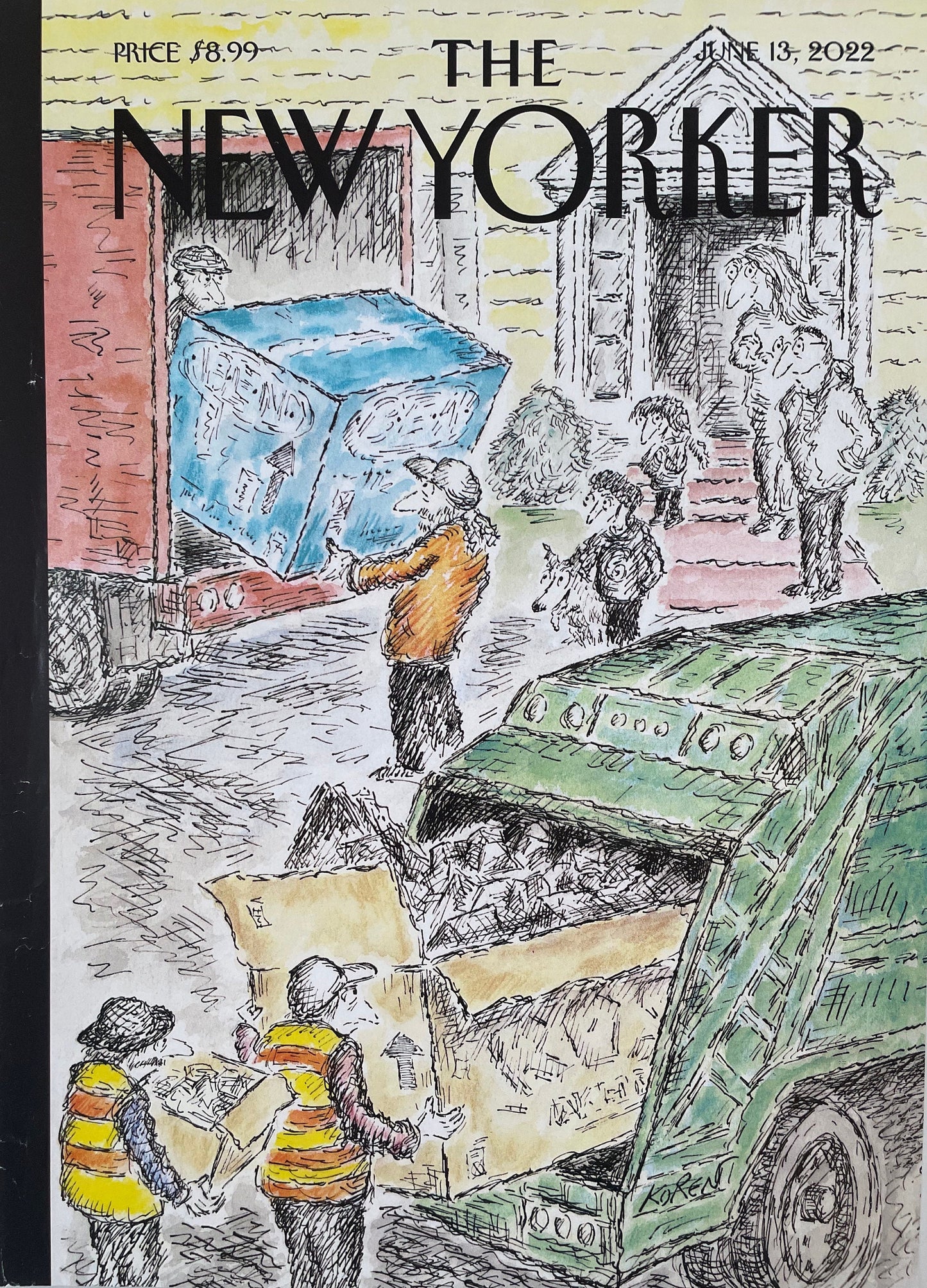June 13, 2022 - The NEW YORKER Magazine original cover - artist: Koren