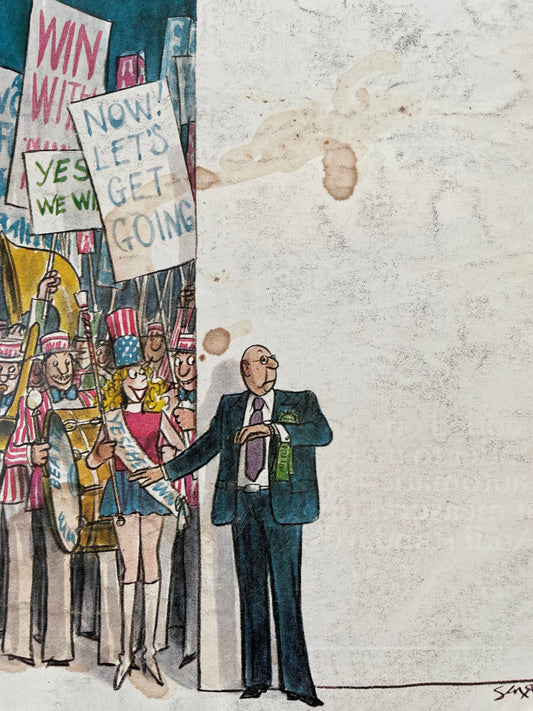 August 11, 1980 - The NEW YORKER Magazine original cover - Please read description