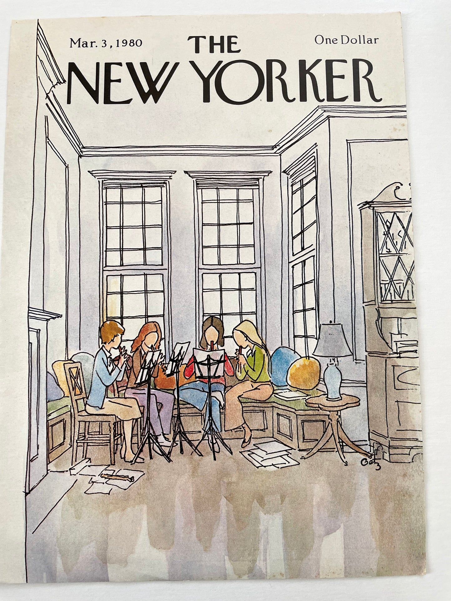 March 3, 1980 - The NEW YORKER Magazine original cover