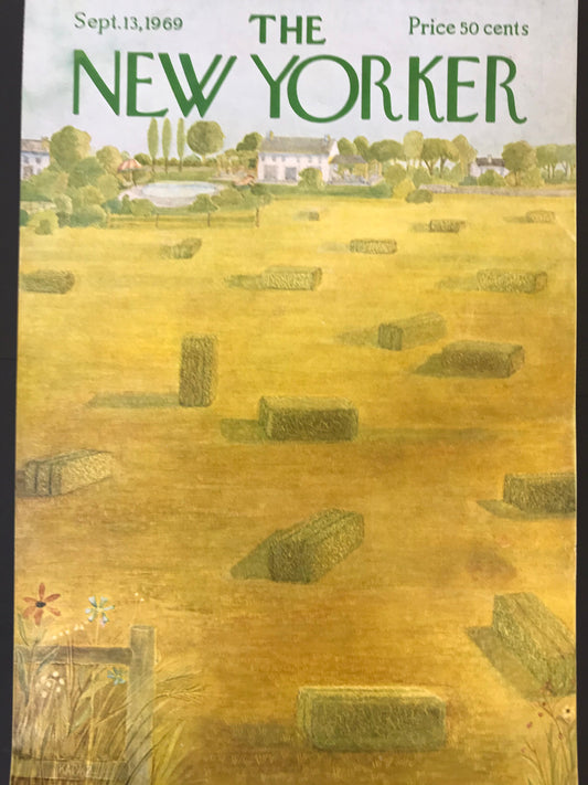 Rare - September 13, 1969 - The NEW YORKER Magazine original cover