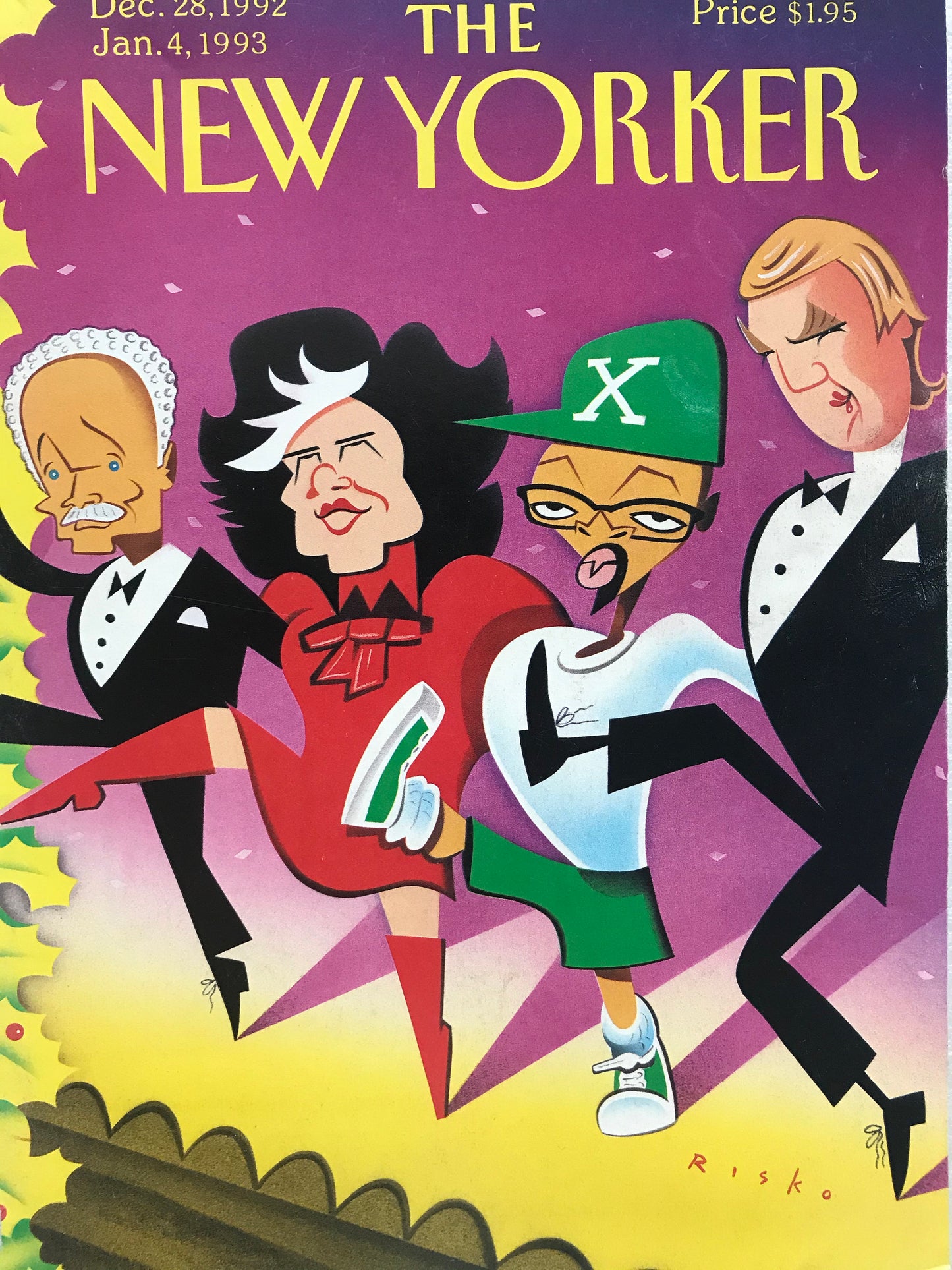 RARE - December 28, 1992 & January 4, 1993 - The NEW YORKER - cover only