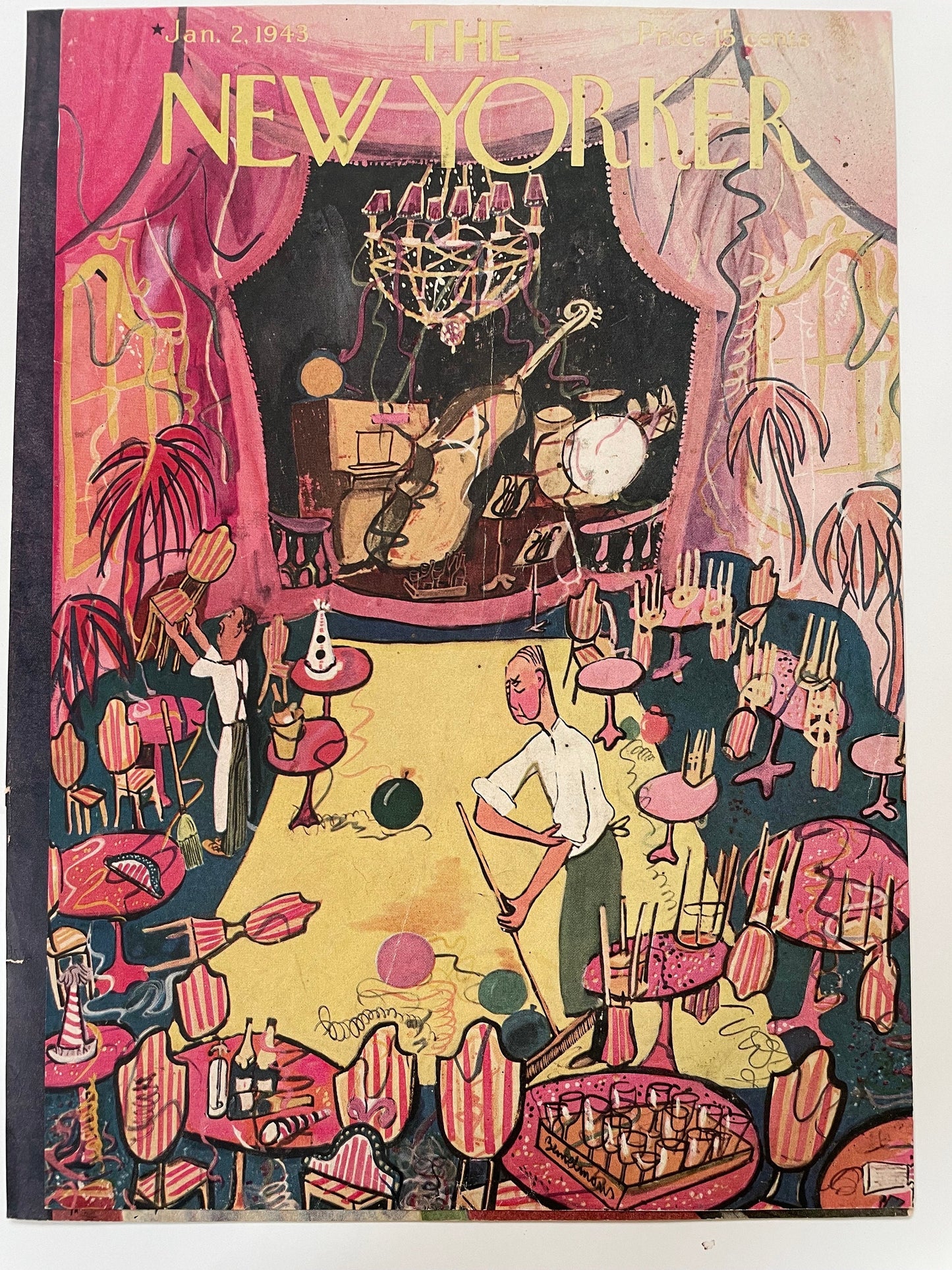 RARE - The NEW YORKER Magazine original cover - January 2, 1943