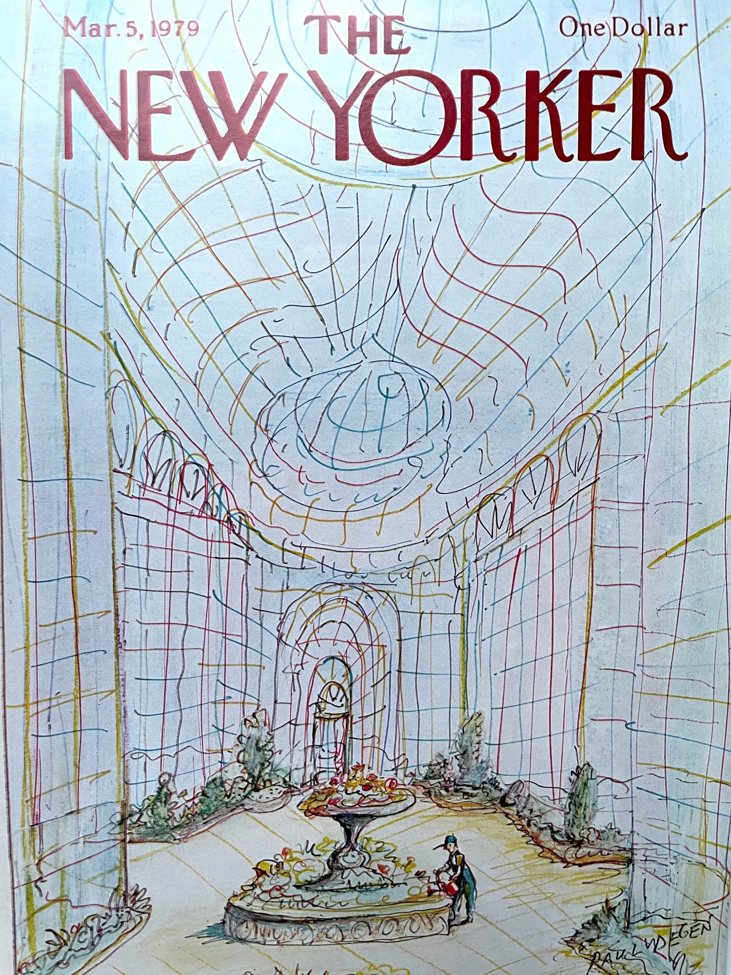 Vintage NEW YORKER Magazine original cover - March 5, 1979