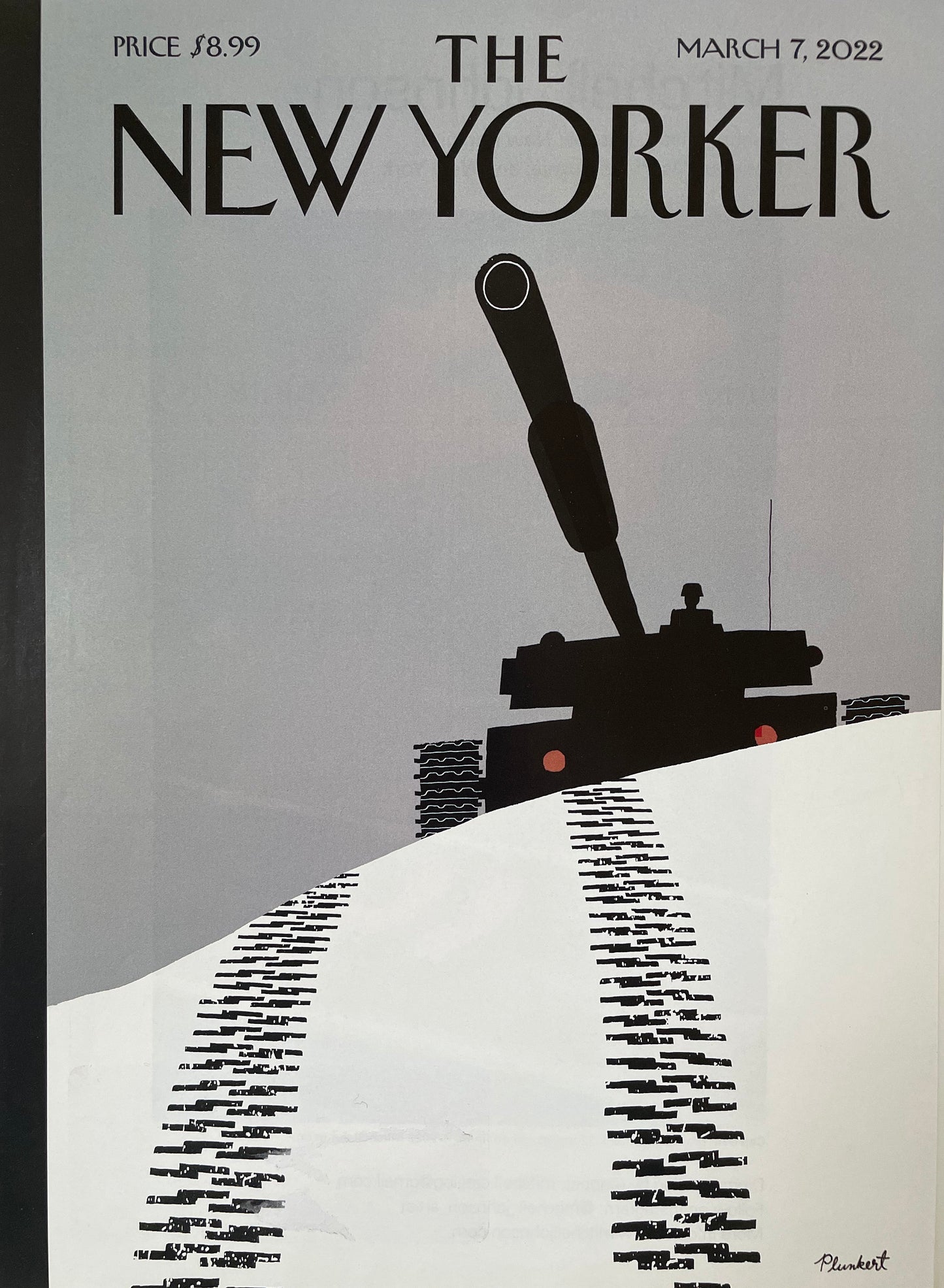 March 7, 2022 - The NEW YORKER Magazine original cover