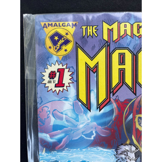 Vintage comic book - The Magnetic Men featuring Magneto #1 Amalgam Comics DC Marvel Crossover X-Men