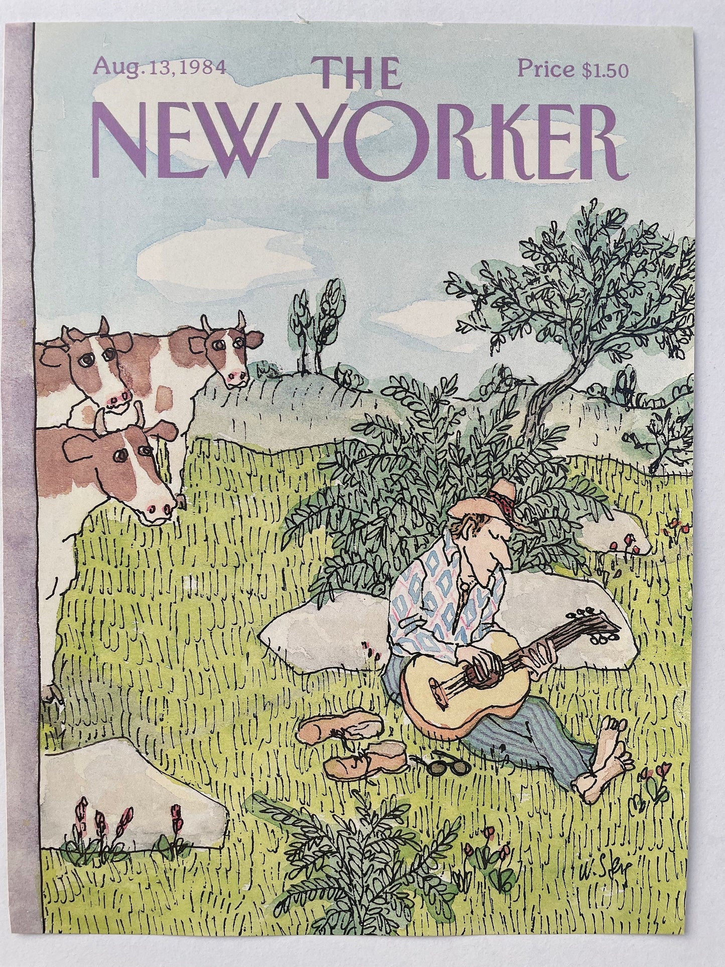 The NEW YORKER cover only - August 13, 1984