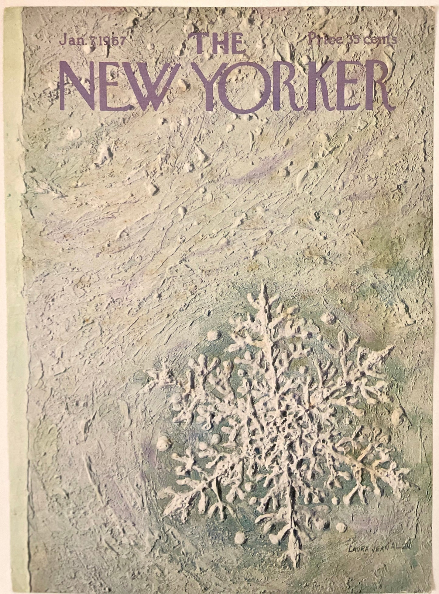 RARE: January 7, 1967 - The NEW YORKER Magazine original cover