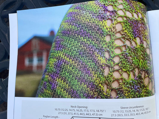 Knitting pattern book - Juniper Moon Farm FINDLEY DAPPLED knitting pattern book with 11 Designs