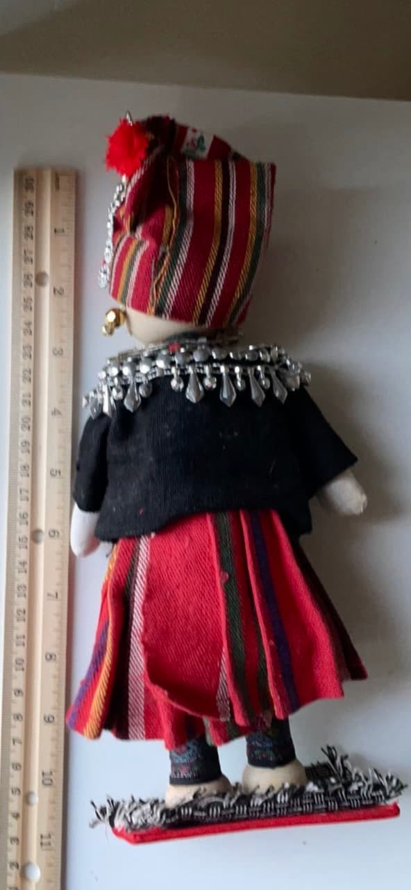 Vintage stunning, rare, handmade Hmong Doll