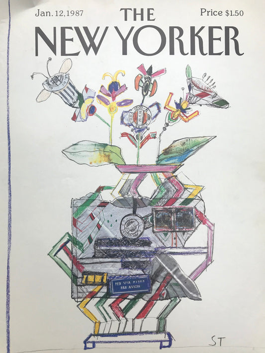 January 12 1987 - The NEW YORKER Magazine original cover