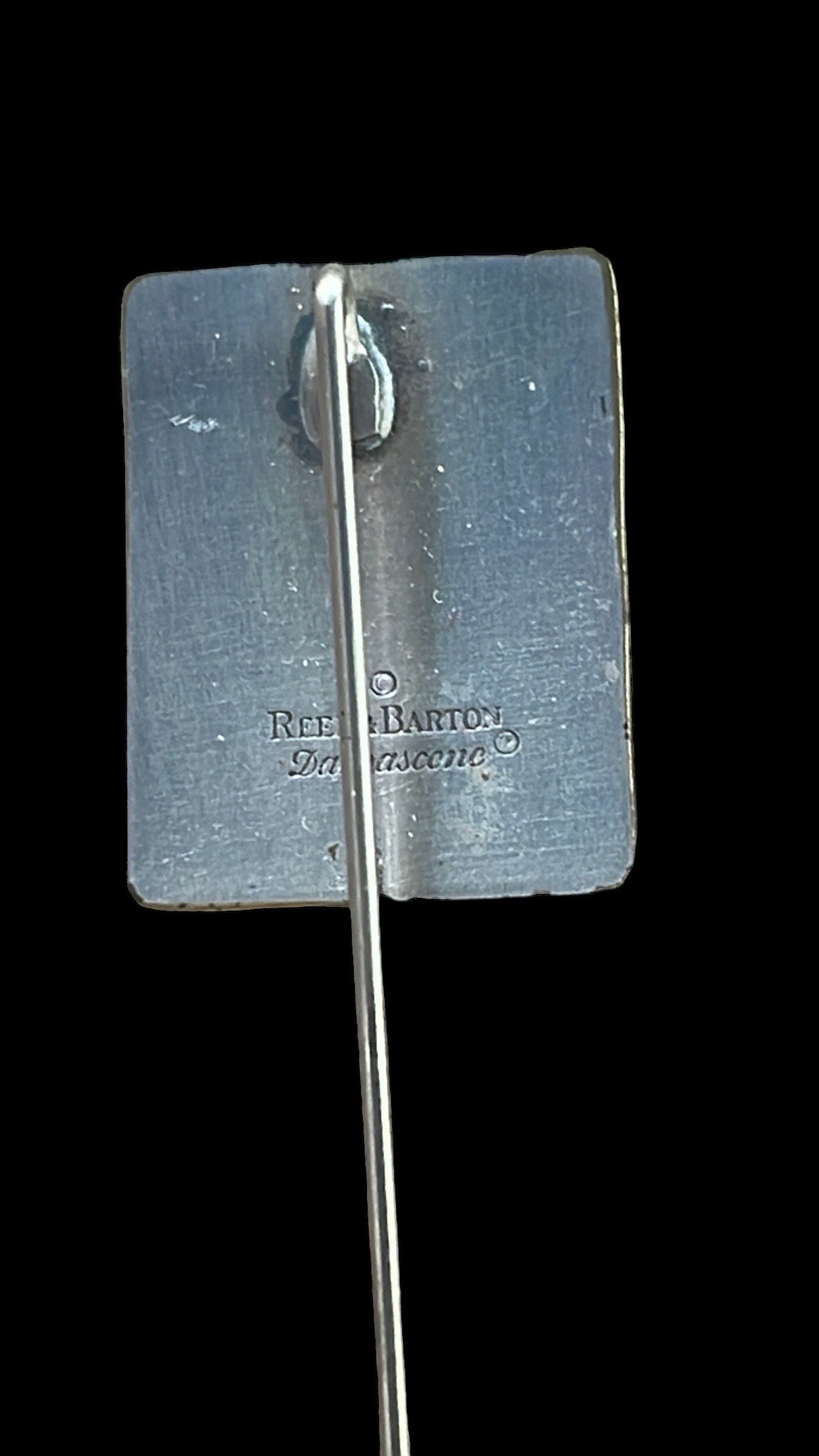 Reed & Barton Damascene Stick Pin, Egyptian Revival, King Tut - Vintage, Signed