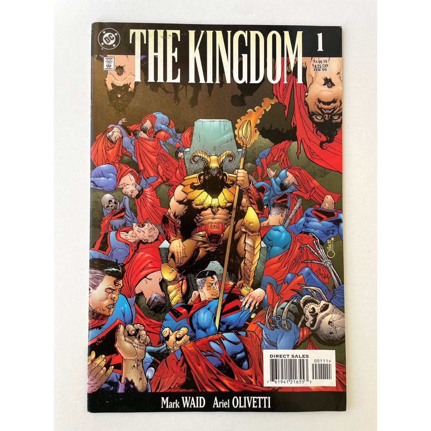 Vintage comic book - Kingdom #1 DC Comics Modern Age Mark Waid Kingdom Come sequel 1999