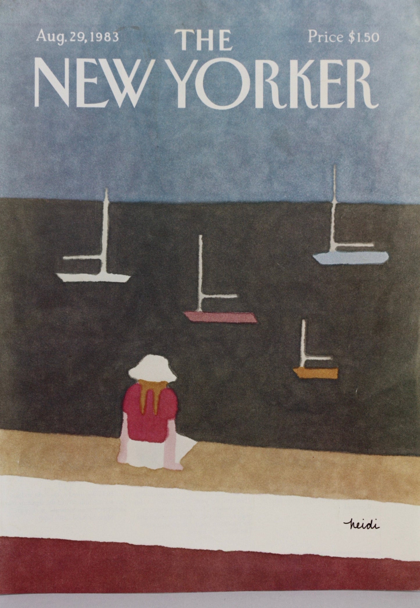 The NEW YORKER cover only - August 29, 1983