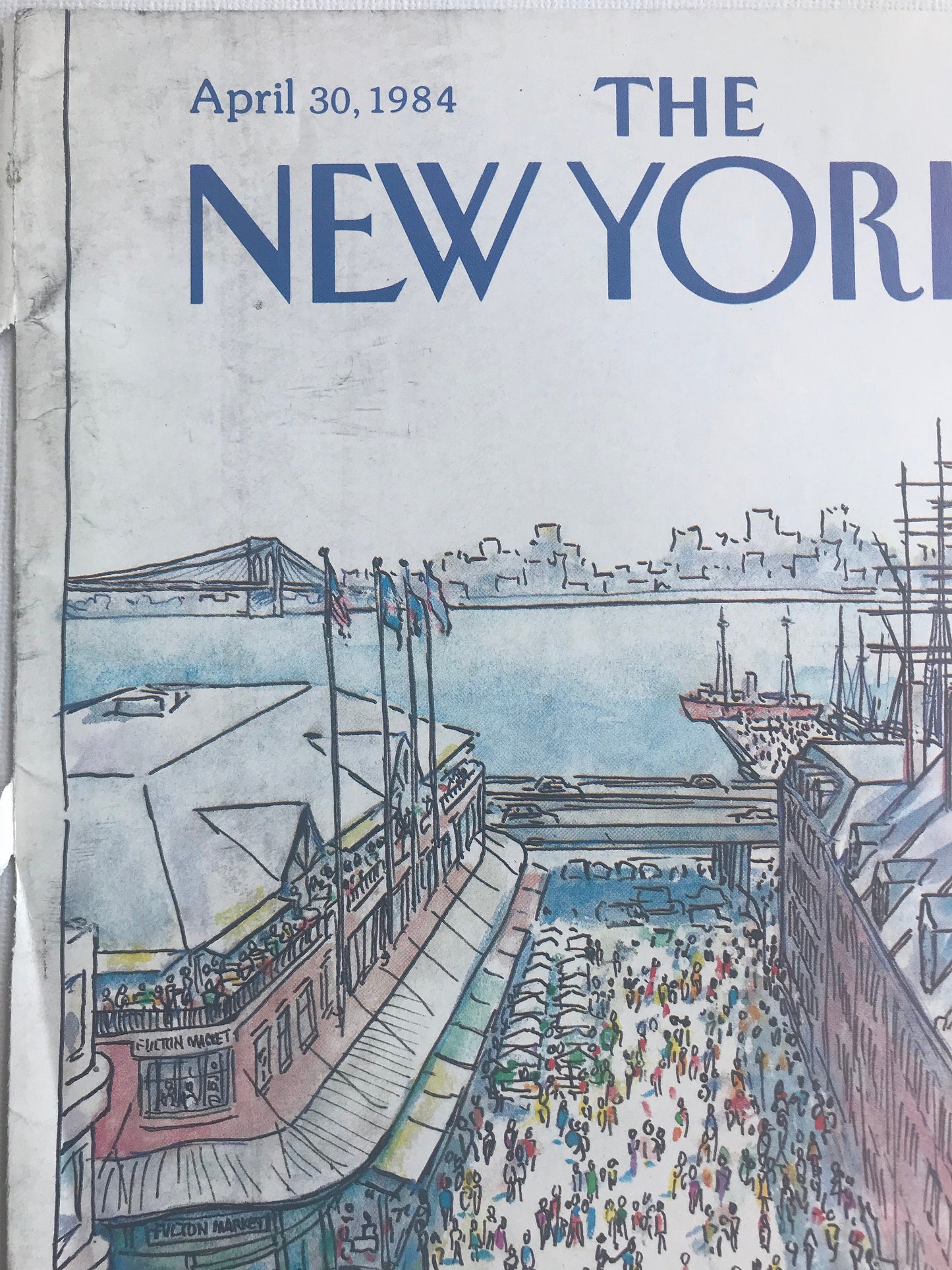Rare - April 30, 1984 - The NEW YORKER Magazine original cover - please read description