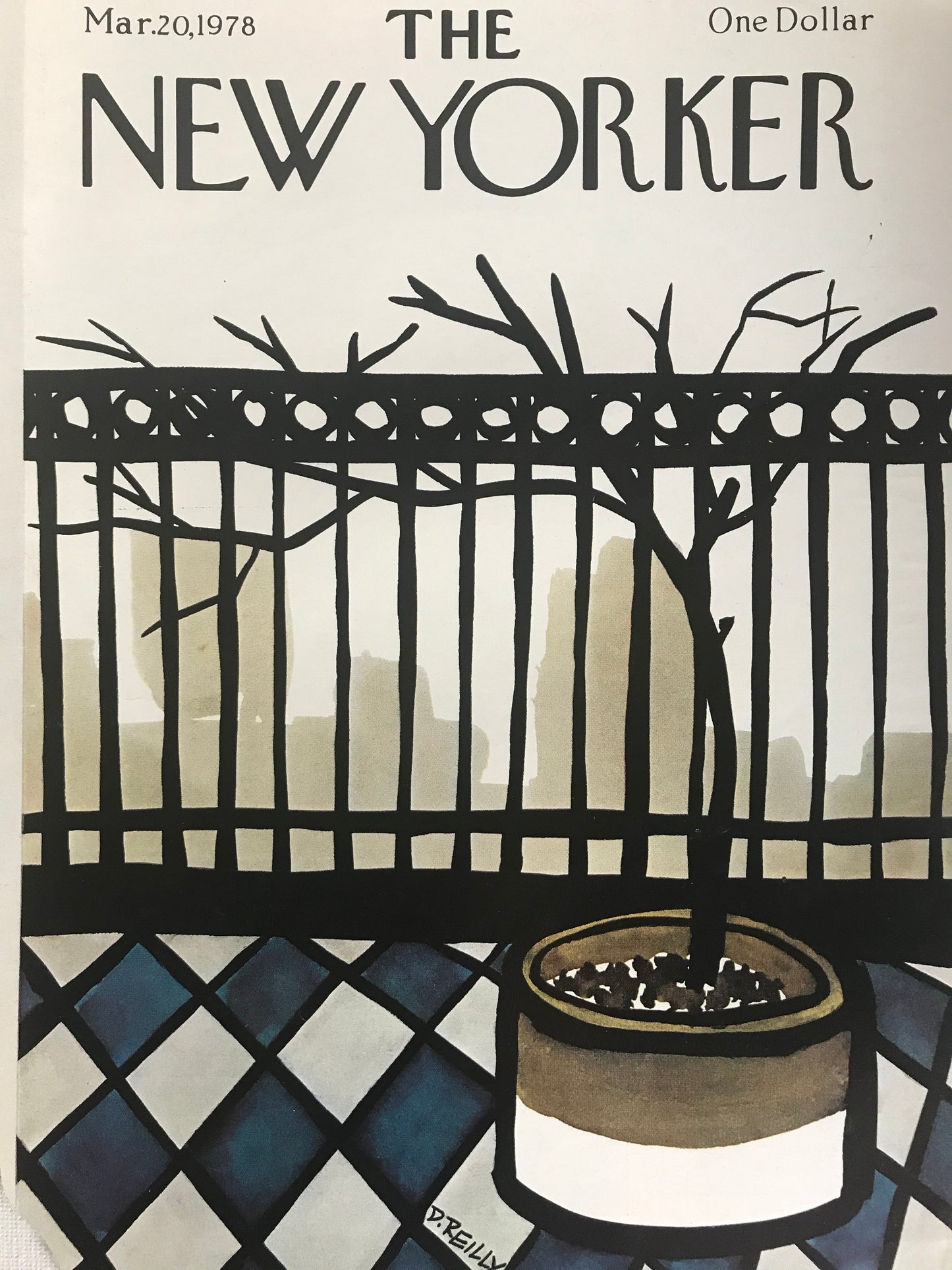 Rare - March 20, 1978 - The NEW YORKER Magazine original cover - please read description