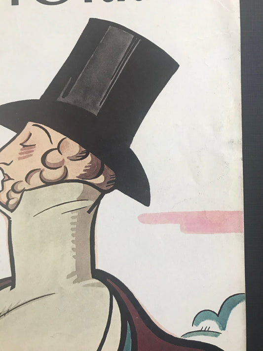 Vintage NEW YORKER Magazine original cover - February 23, 1981 - Anniversary Issue