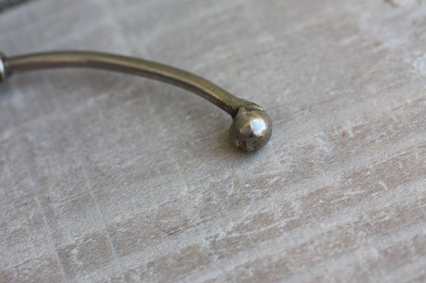 Very unique all metal vintage choker necklace - tribal style