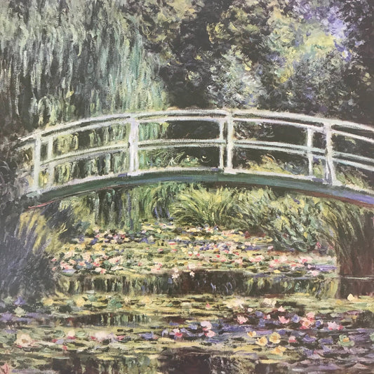 Stunning vintage Monet print - approx. 8" tall x 6 1/2" wide