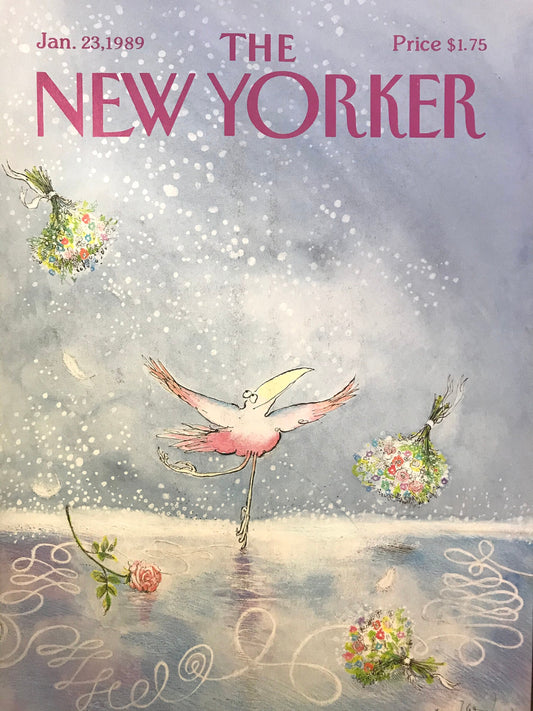 January 23, 1989 - Your choice of cover only OR complete issue of The New Yorker Magazine