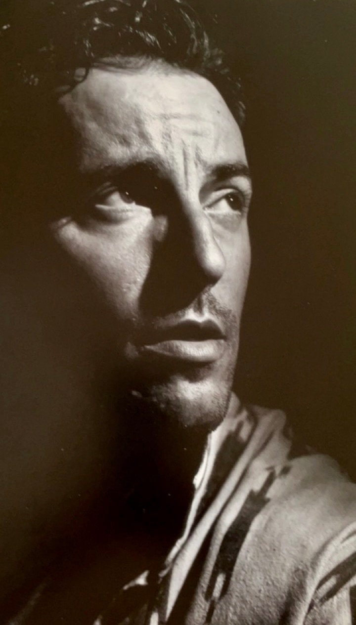 Bruce Springsteen - approx. 14" x 11 1/2" print from a vintage book