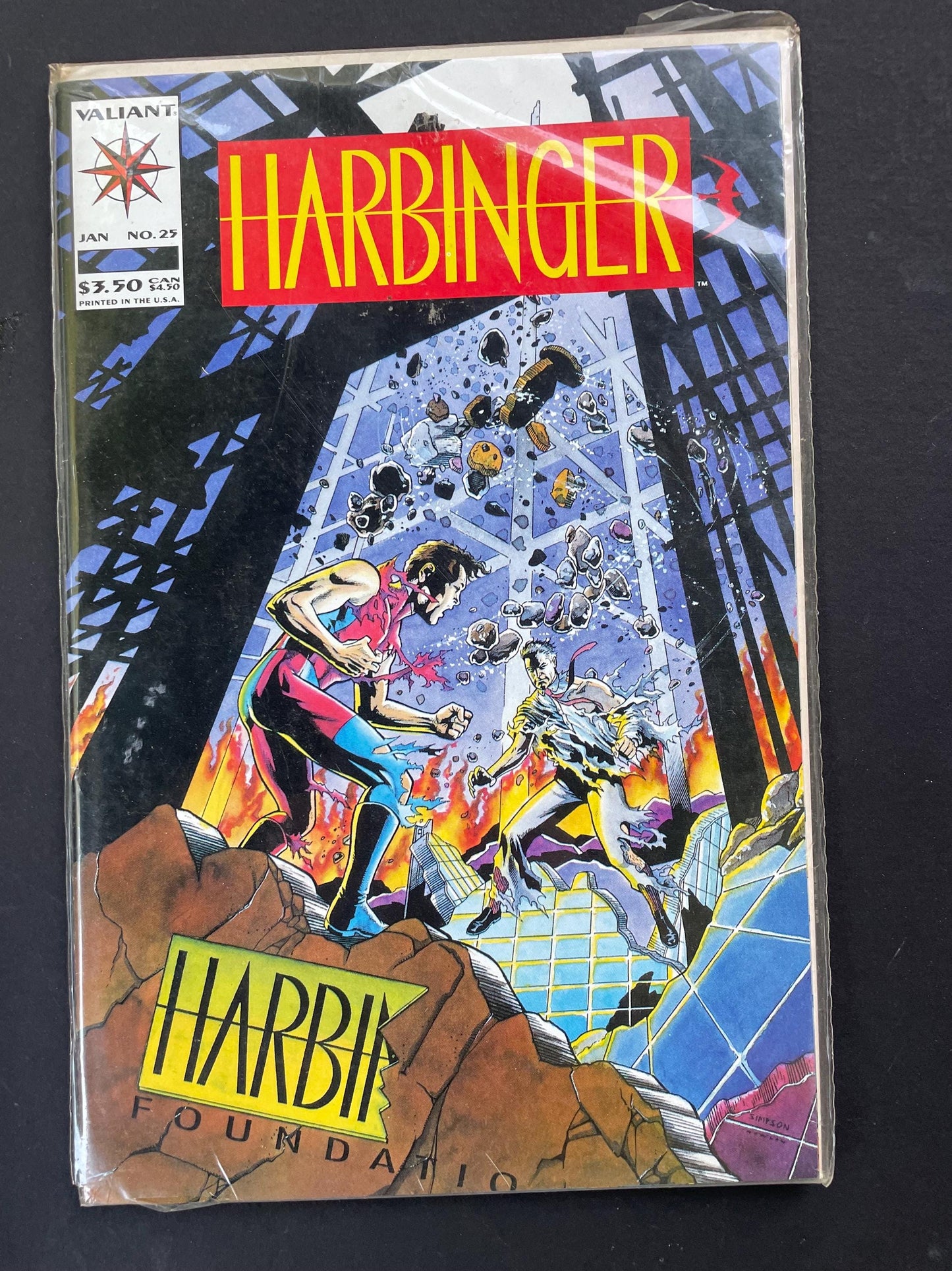 Harbinger #25 Comic Book | 1993 Valiant Comics | 90s Superhero Series Issue
