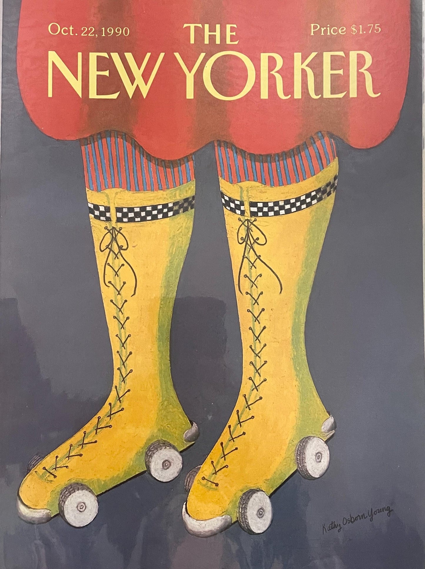 NEW YORKER Magazine original cover - October 22, 1990