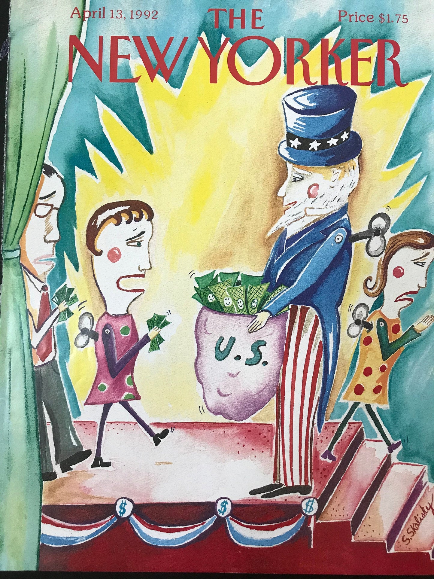 The NEW YORKER cover only - April 13, 1992