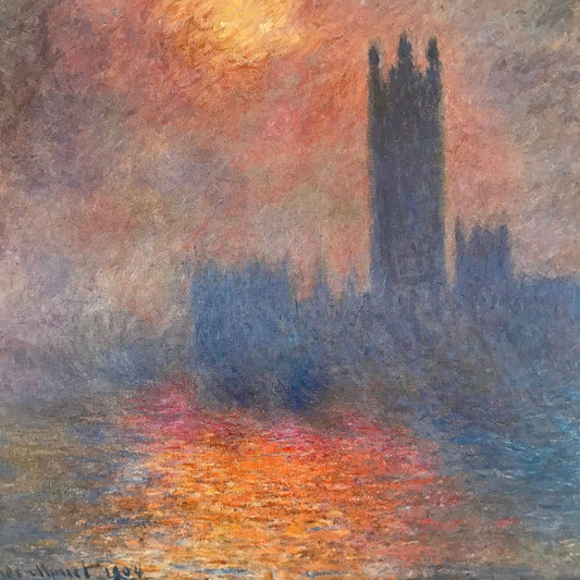 Stunning vintage Monet print - approx. 8" tall x 6 1/2" wide