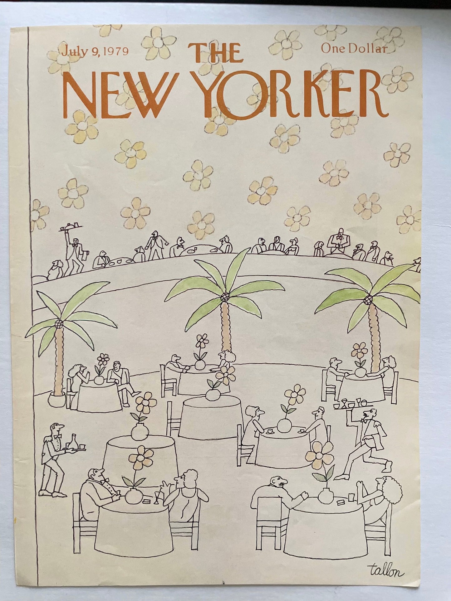 NEW YORKER Magazine original cover - vintage - July 9, 1979