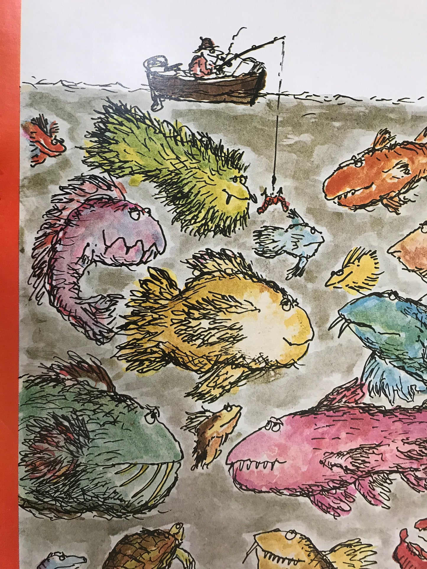 May 12, 1980 - The NEW YORKER Magazine original cover - by artist Ed Koren - fisherman, fishing, fis