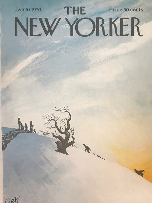 January 10, 1970 - The NEW YORKER Magazine original cover - Getz
