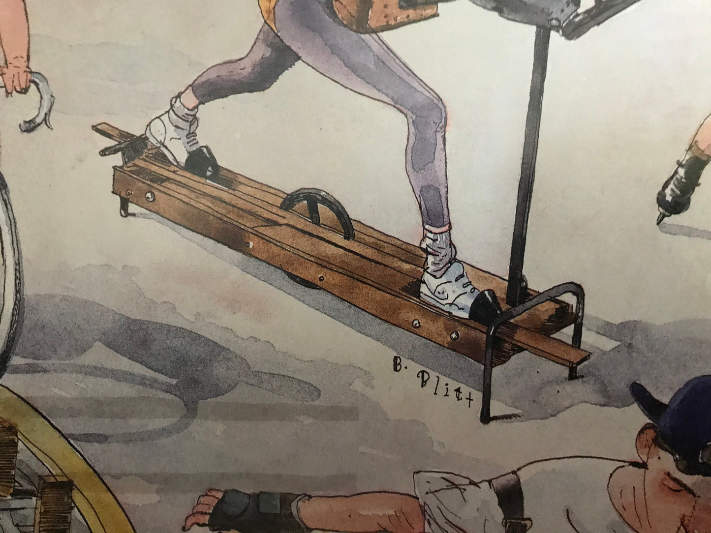 The NEW YORKER cover only - September 19, 1994 - exercising outdoors, exercise, physical fitness, jogging