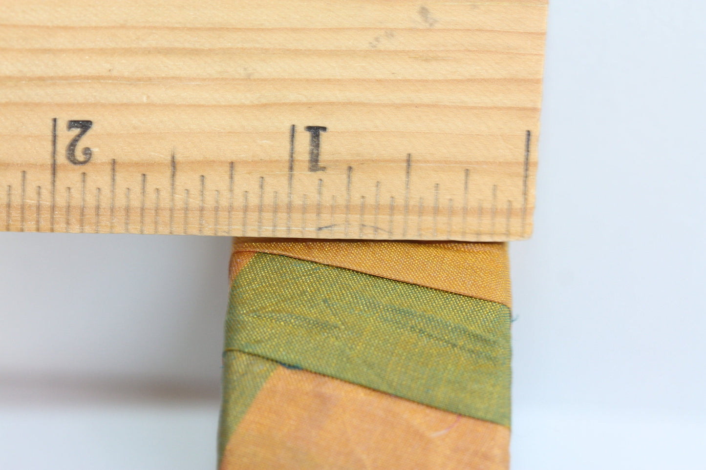 Stunning vintage fabric covered bangle bracelet