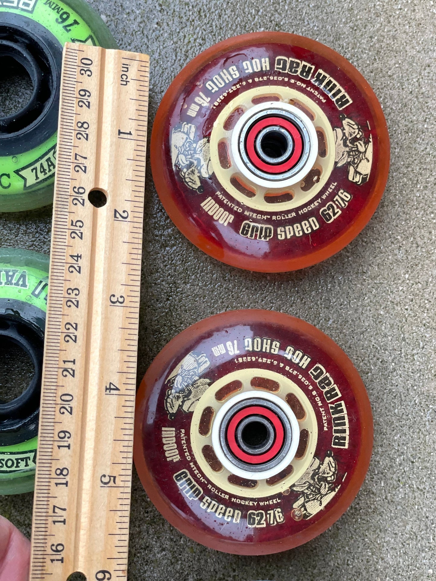 Oh my - a great debate... what can you make with vintage wheels from roller skates?