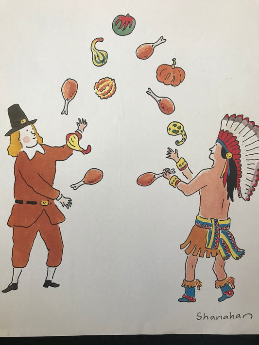 November 26, 1990 - The NEW YORKER Magazine original cover - Thanksgiving