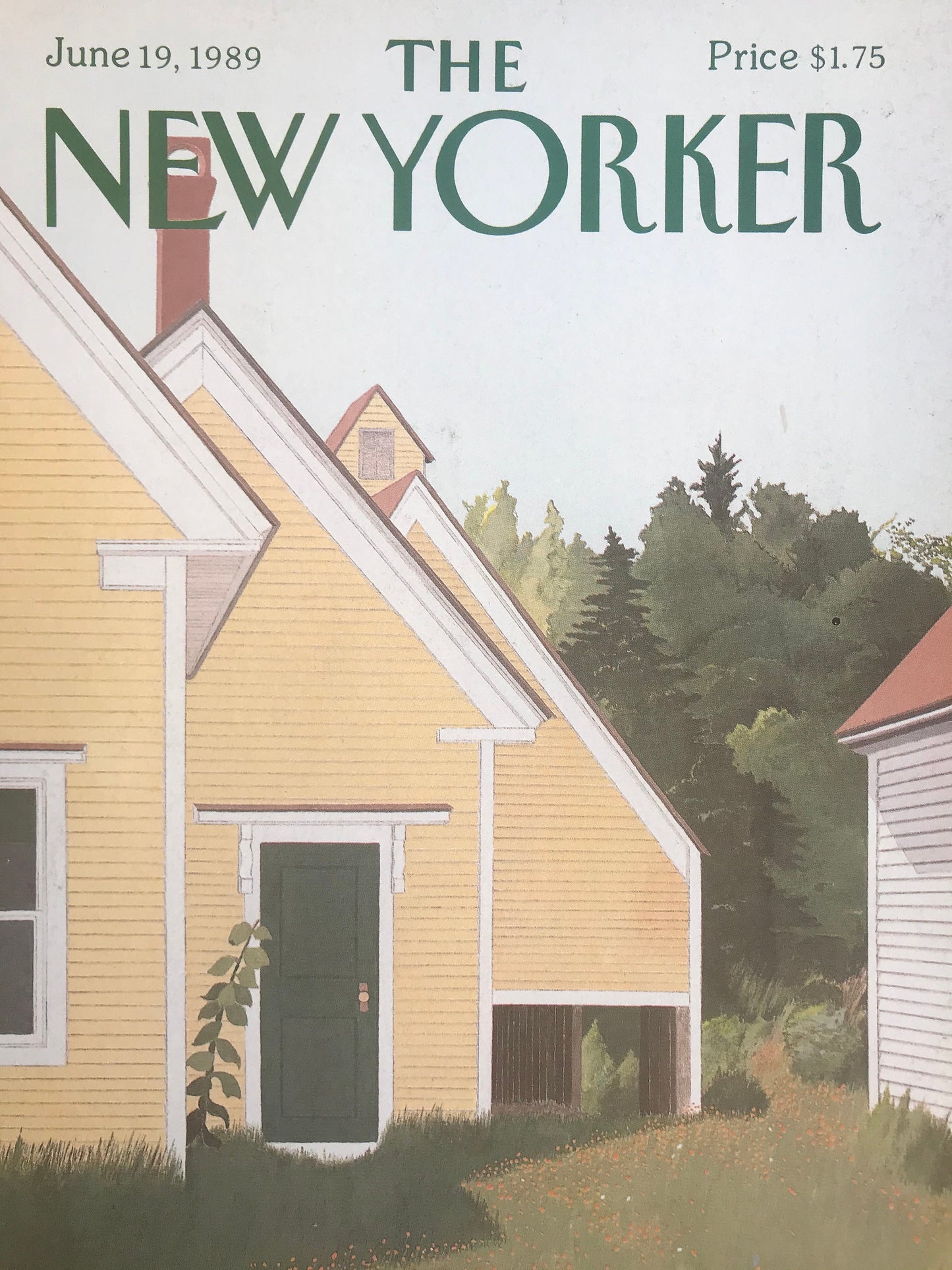NEW YORKER Magazine original cover - vintage - June 19, 1989
