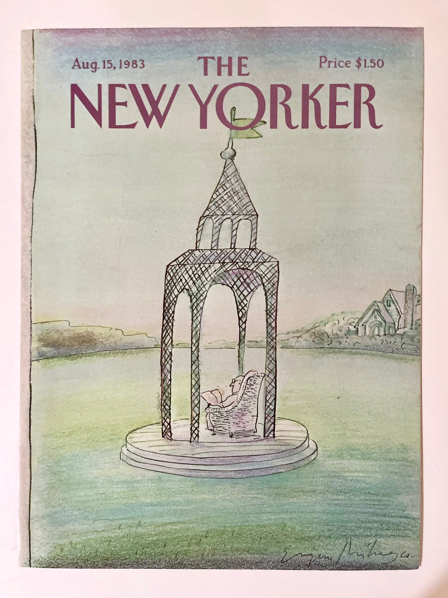 August 15, 1983 - The NEW YORKER Magazine original cover