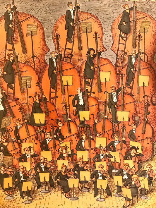 The NEW YORKER cover only - March 6, 1989 - musicians