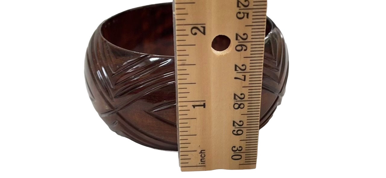 Unique vintage cuff bracelet - etched lucite?