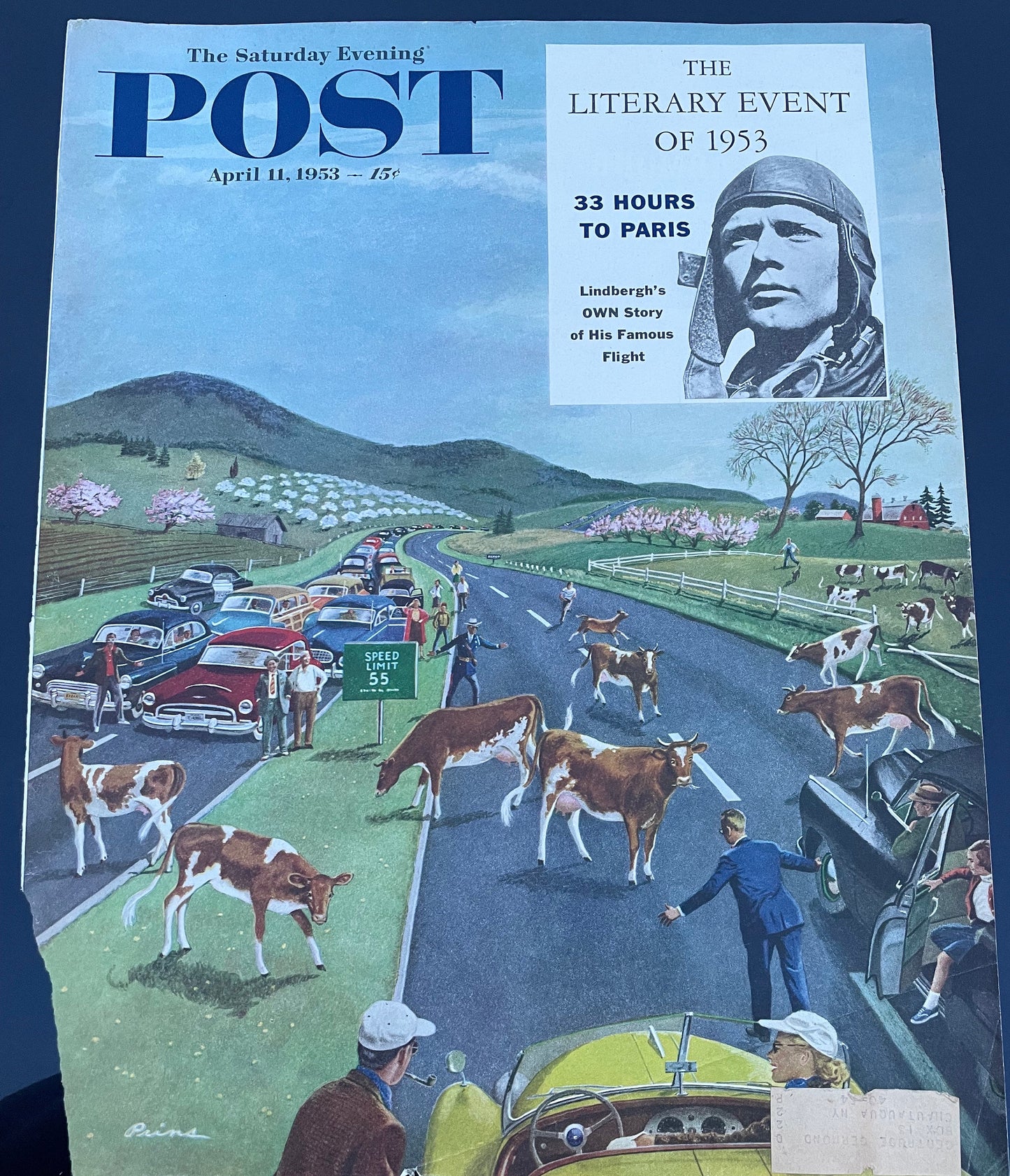 Saturday Evening Post - Original Cover - April 11, 1953 - please read description