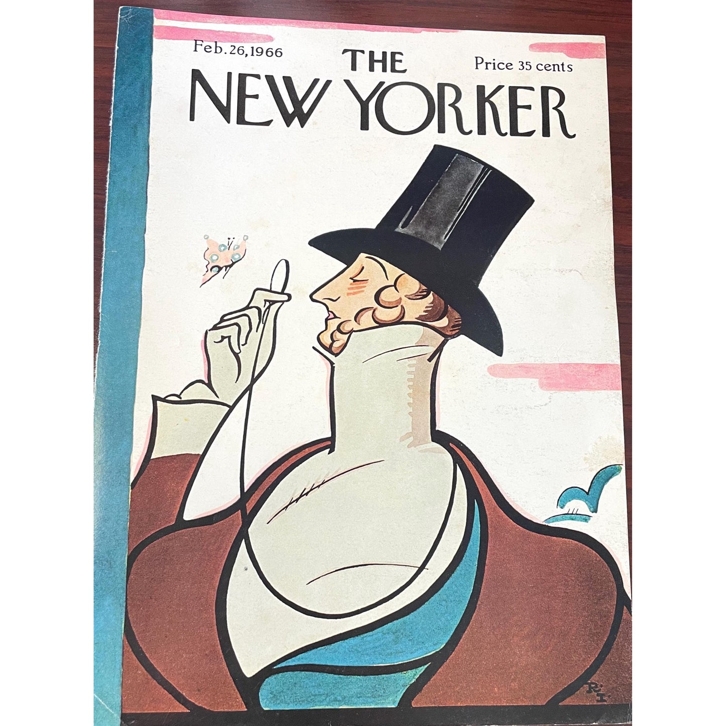 NEW YORKER Magazine cover - February 26, 1966