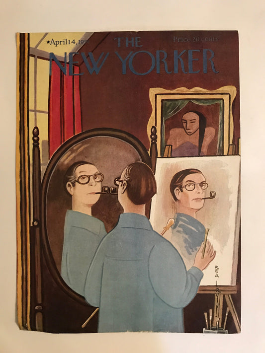 The NEW YORKER Magazine original cover - April 14, 1951 - Rea Irvin